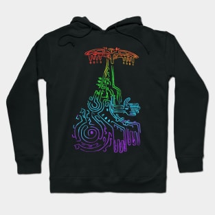 Rainbow Rauru Geoglyph (Totk) Hoodie